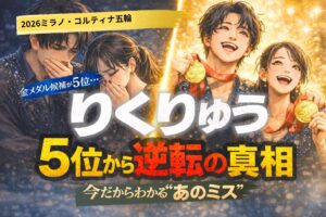 りくりゅう（三浦璃来・木原龍一）がミラノ2026五輪で5位から逆転優勝した理由とショートのミスを解説