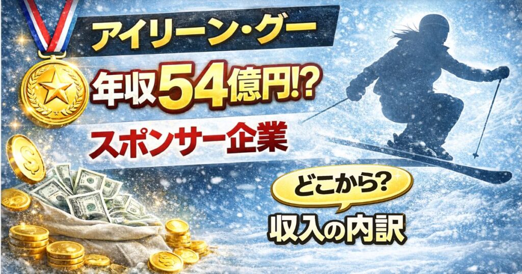 アイリーン・グーの年収54億円とスポンサー企業